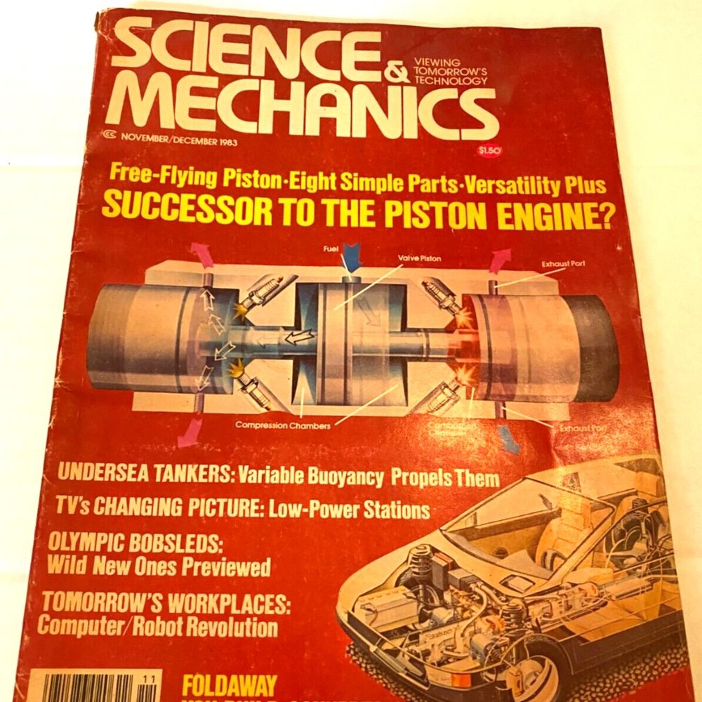 1983 Science and Mechanics Magazine November/December Successor To The Piston
